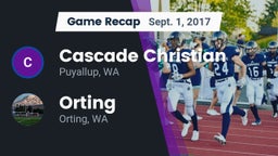 Recap: Cascade Christian  vs. Orting  2017