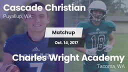 Matchup: Cascade Christian vs. Charles Wright Academy  2017