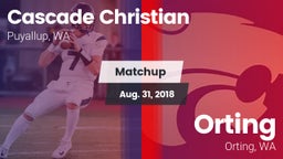 Matchup: Cascade Christian vs. Orting  2018