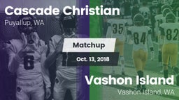 Matchup: Cascade Christian vs. Vashon Island  2018