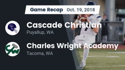 Recap: Cascade Christian  vs. Charles Wright Academy  2018