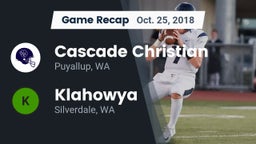 Recap: Cascade Christian  vs. Klahowya  2018