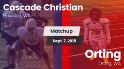Matchup: Cascade Christian vs. Orting  2019