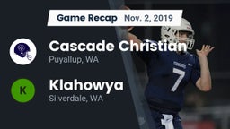 Recap: Cascade Christian  vs. Klahowya  2019