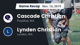 Recap: Cascade Christian  vs. Lynden Christian  2019