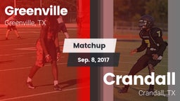 Matchup: Greenville vs. Crandall  2017