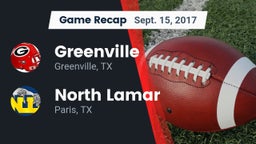 Recap: Greenville  vs. North Lamar  2017