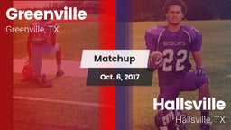 Matchup: Greenville vs. Hallsville  2017