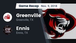 Recap: Greenville  vs. Ennis  2018