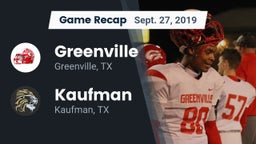 Recap: Greenville  vs. Kaufman  2019