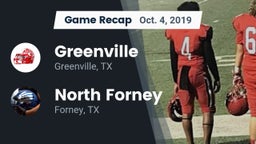 Recap: Greenville  vs. North Forney  2019