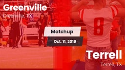 Matchup: Greenville vs. Terrell  2019