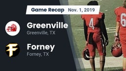 Recap: Greenville  vs. Forney  2019