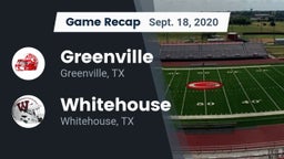 Recap: Greenville  vs. Whitehouse  2020