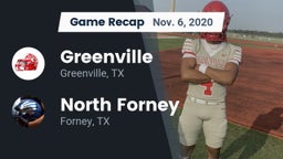 Recap: Greenville  vs. North Forney  2020