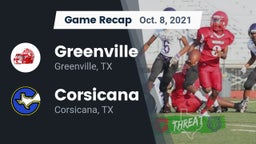 Recap: Greenville  vs. Corsicana  2021