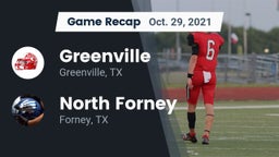 Recap: Greenville  vs. North Forney  2021