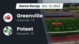 Recap: Greenville  vs. Poteet  2023