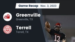 Recap: Greenville  vs. Terrell  2023