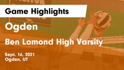 Ogden  vs Ben Lomond High Varsity Game Highlights - Sept. 16, 2021