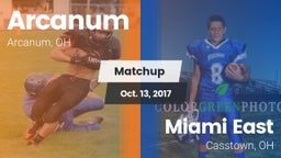 Matchup: Arcanum vs. Miami East  2017