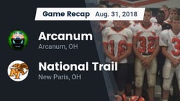 Recap: Arcanum  vs. National Trail  2018