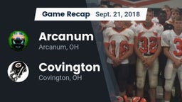 Recap: Arcanum  vs. Covington  2018