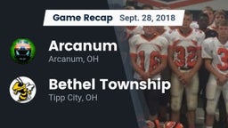 Recap: Arcanum  vs. Bethel Township  2018