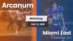Matchup: Arcanum vs. Miami East  2018