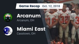 Recap: Arcanum  vs. Miami East  2018