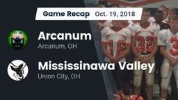 Recap: Arcanum  vs. Mississinawa Valley  2018