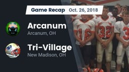 Recap: Arcanum  vs. Tri-Village  2018