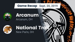 Recap: Arcanum  vs. National Trail  2019