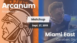 Matchup: Arcanum vs. Miami East  2019