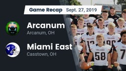 Recap: Arcanum  vs. Miami East  2019