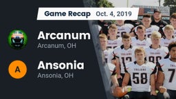 Recap: Arcanum  vs. Ansonia  2019