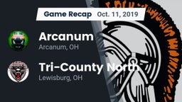 Recap: Arcanum  vs. Tri-County North  2019