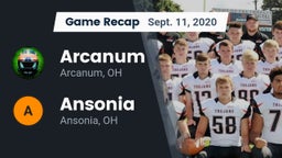 Recap: Arcanum  vs. Ansonia  2020