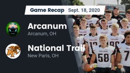 Recap: Arcanum  vs. National Trail  2020