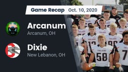 Recap: Arcanum  vs. Dixie  2020