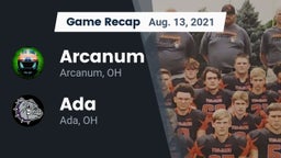 Recap: Arcanum  vs. Ada  2021