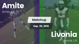 Matchup: Amite vs. Livonia  2016