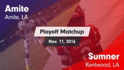 Matchup: Amite vs. Sumner  2016