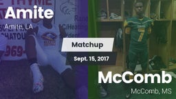 Matchup: Amite vs. McComb  2017