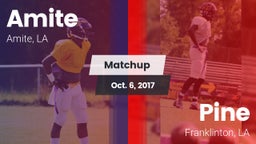 Matchup: Amite vs. Pine  2017