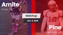 Matchup: Amite vs. Pine  2018