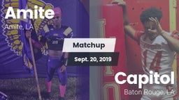 Matchup: Amite vs. Capitol  2019