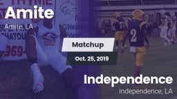 Matchup: Amite vs. Independence  2019