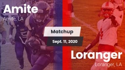 Matchup: Amite vs. Loranger  2020
