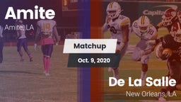 Matchup: Amite vs. De La Salle  2020